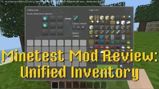 Minetest Mod Review: Unified Inventory