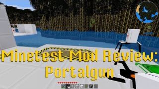 Minetest Mod Review: Portalgun