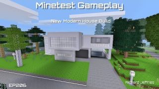 Minetest Gameplay EP206 Building a New Modern House